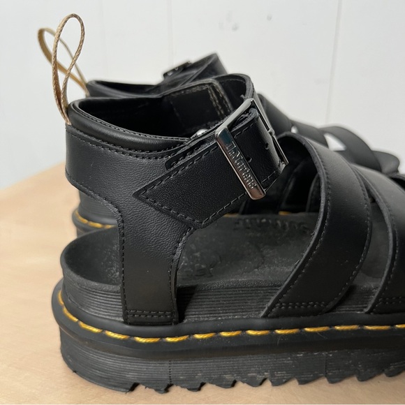 Dr. Martens Black Vegan Blaire Women's Felix Gladiator Sandals Women's 7 - Picture 4 of 11